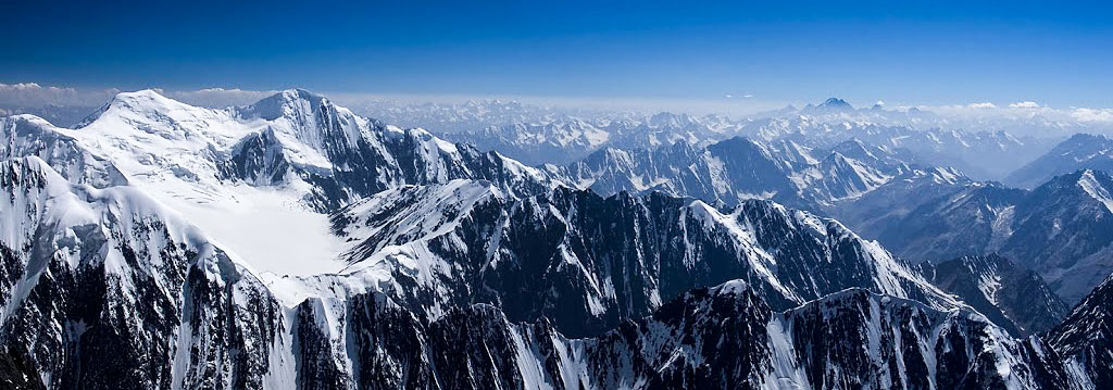 Noshaq in the Hindu Kush Range, highest mountain in Afghanistan