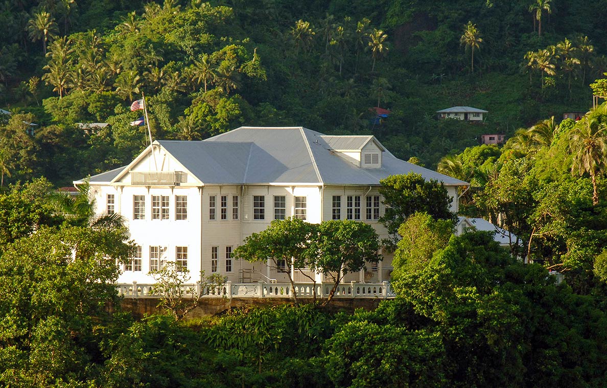 American Samoain Governor's Mansion in Pago Pago
