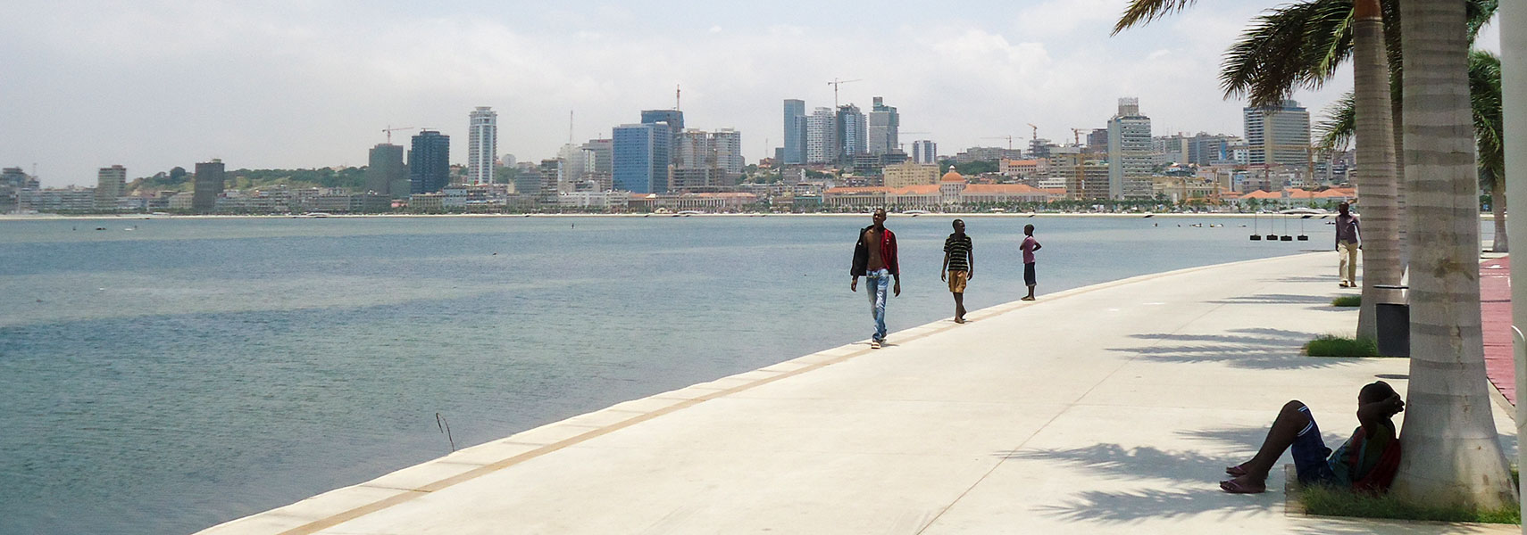 Avenida 4 de Fevreiro along Luanda Bay, Luanda, Angola