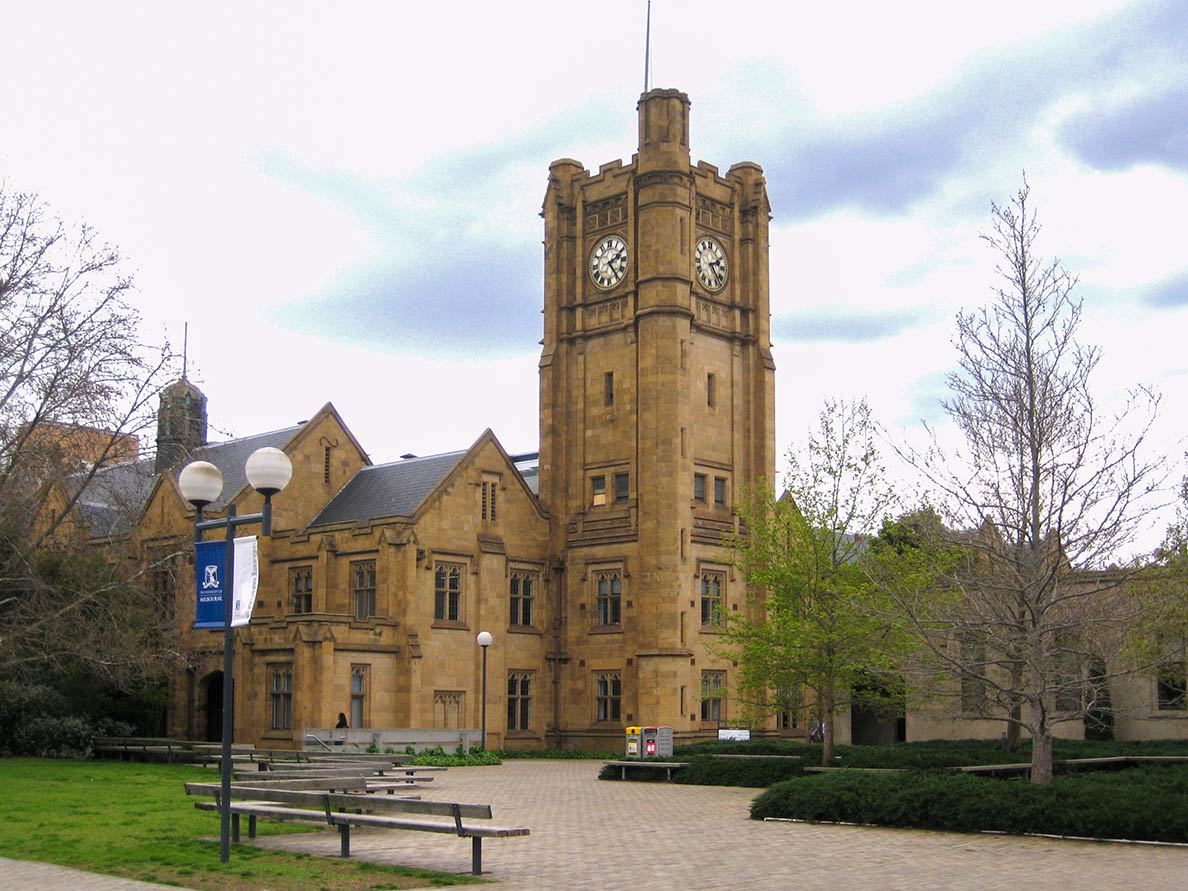 Old Arts Building in the Parkville Campus of the University of Melbourne