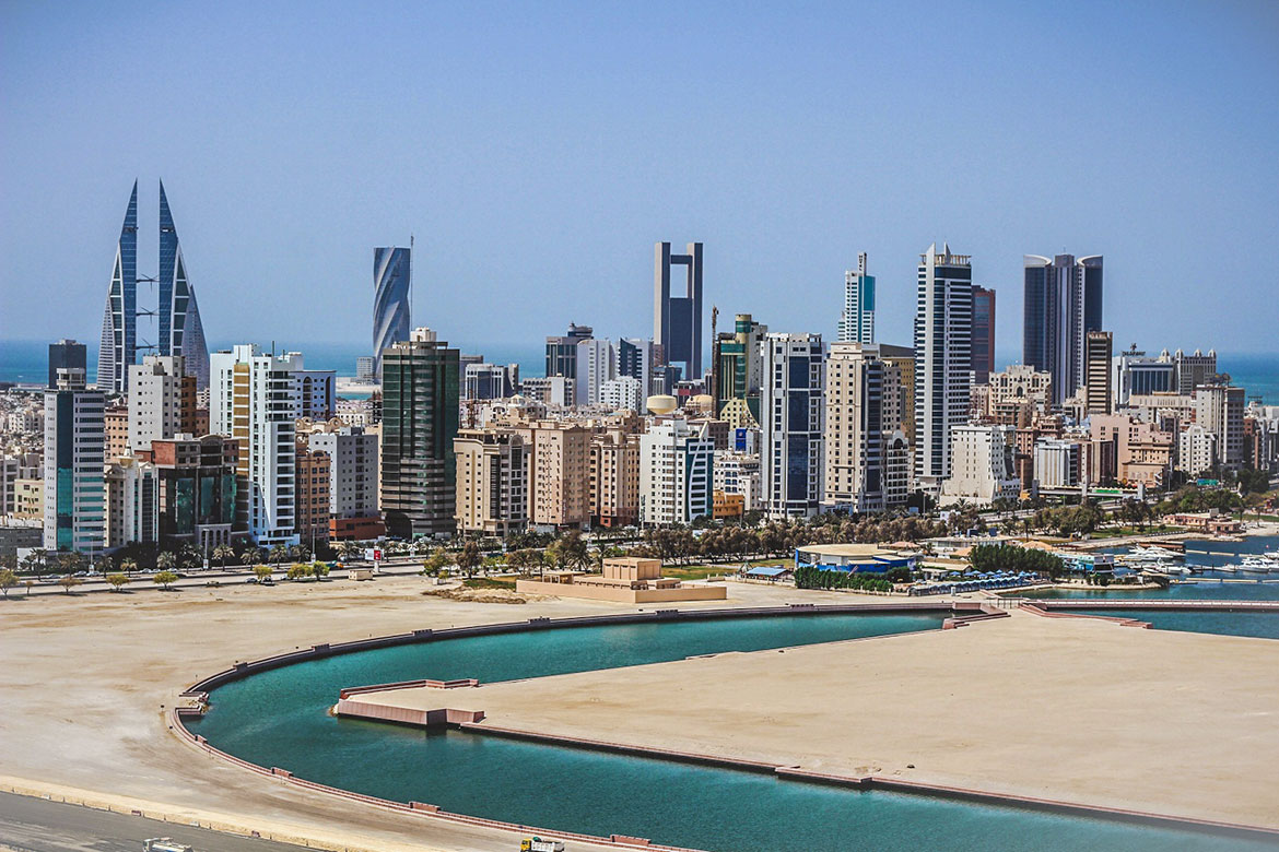 Manama skyline as viewed from Juffair