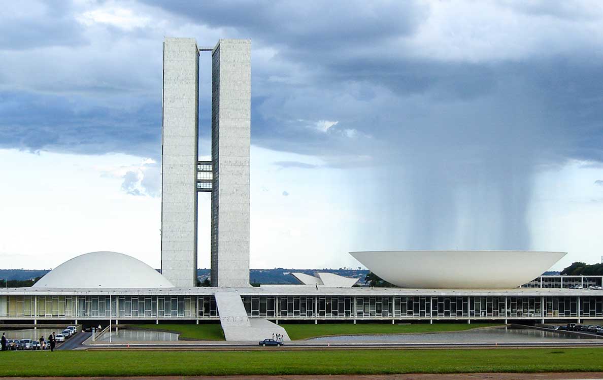 Brazilian National Congress building in Brasilia