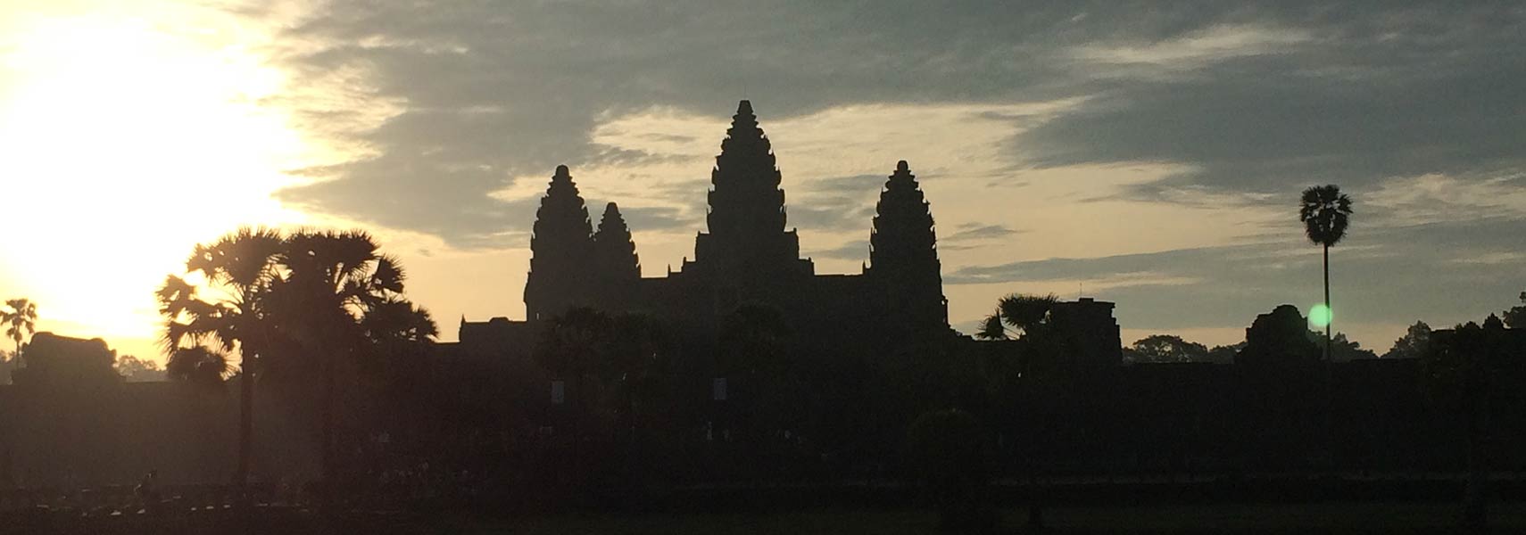 Main view of Angkor Wat temple complex, Cambodia