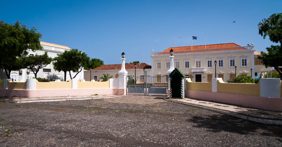 Presidential palace in Praia on the island of Santiago, Cape Verde