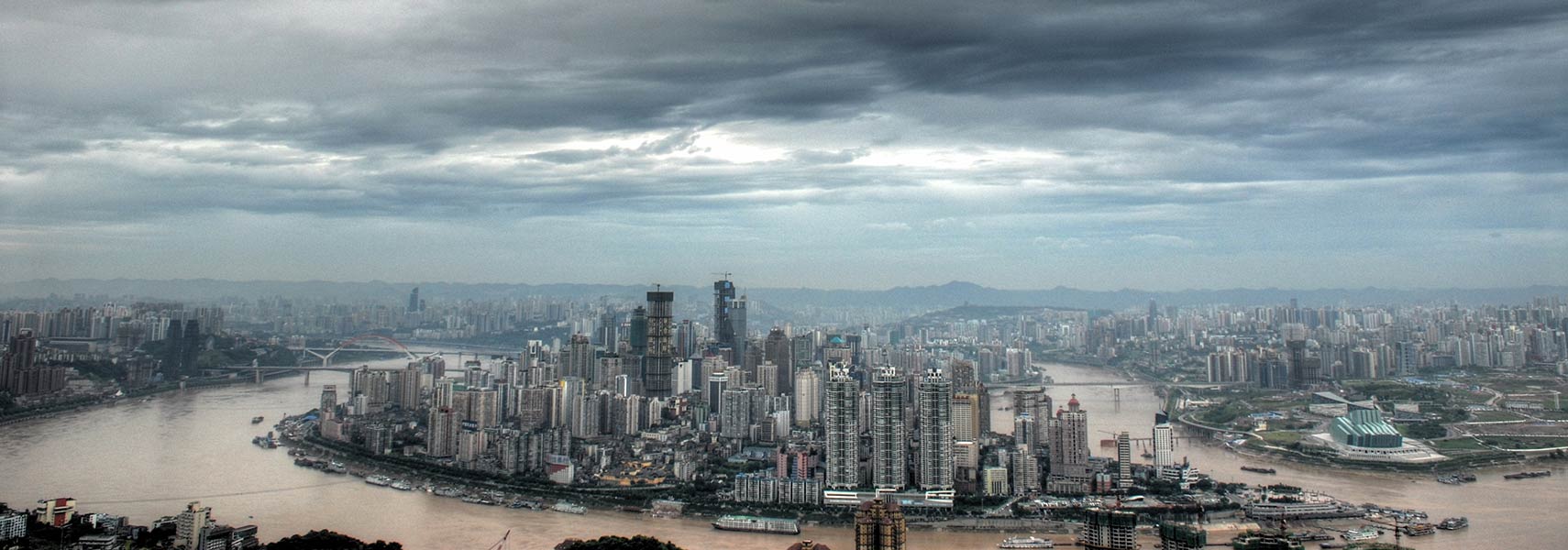 Skyline of Chongqing, China