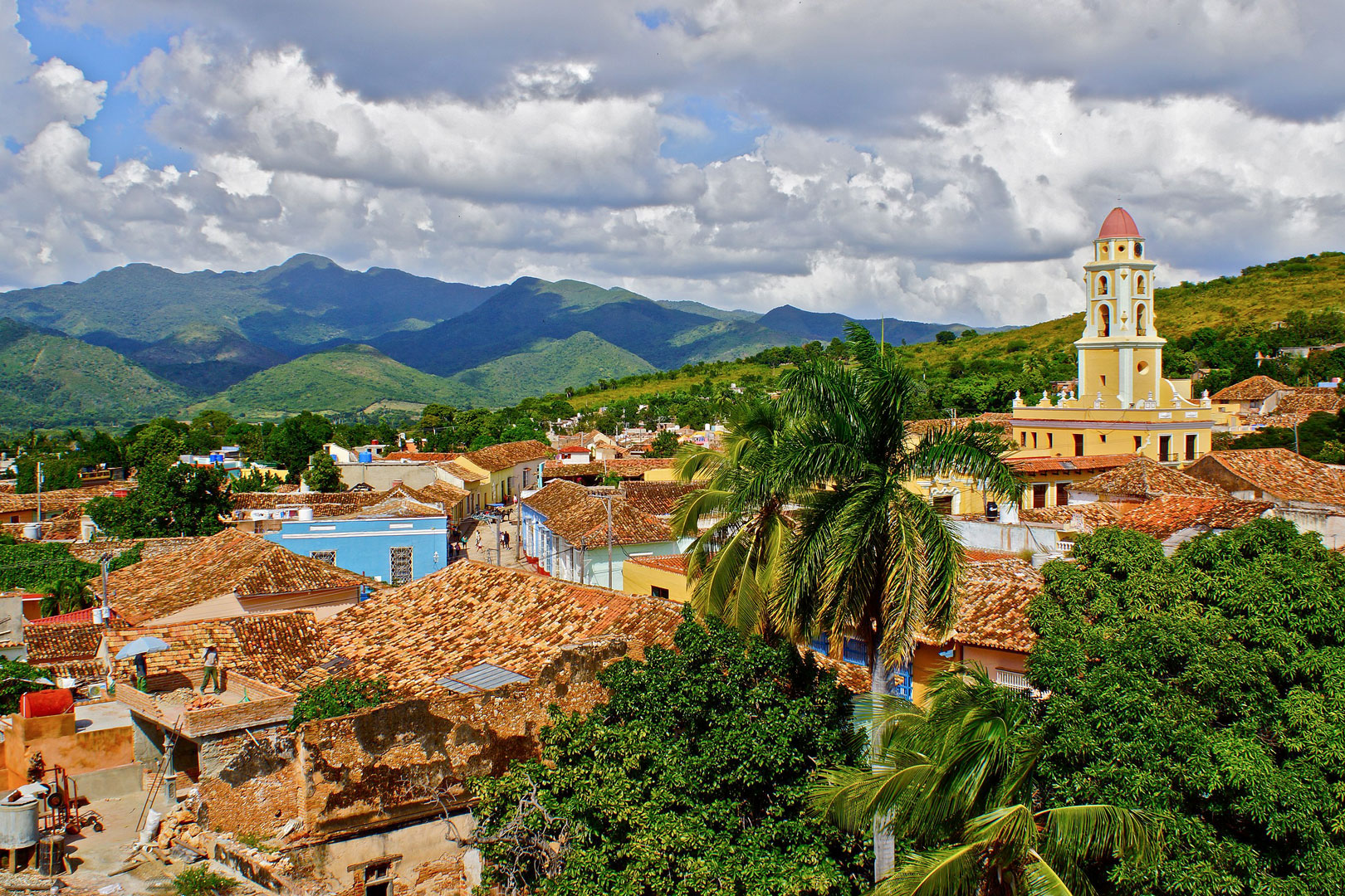 View of Trinidad in Sancti Spíritus province of Cuba.