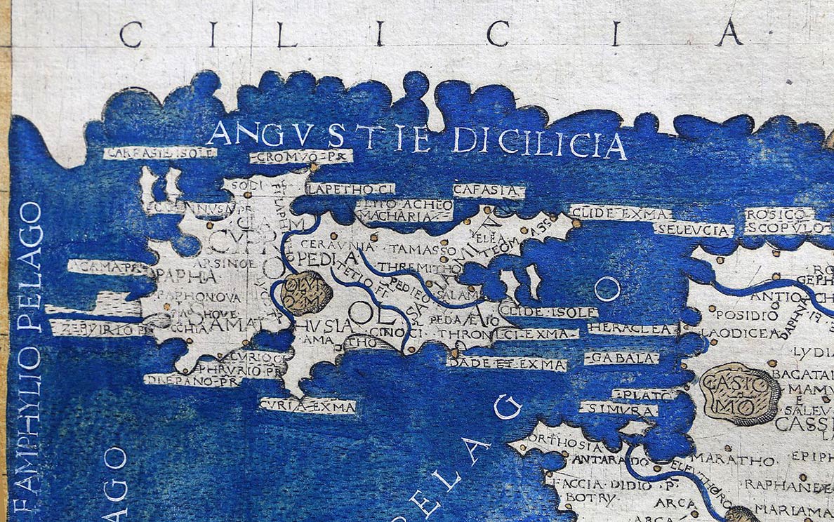 Francesco Berlinghieri map of Cyprus