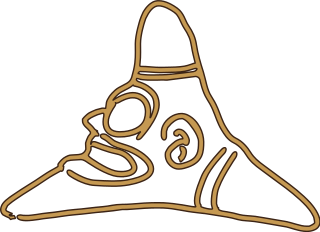 Taino trident symbol of a cemi (Trigonolito). 