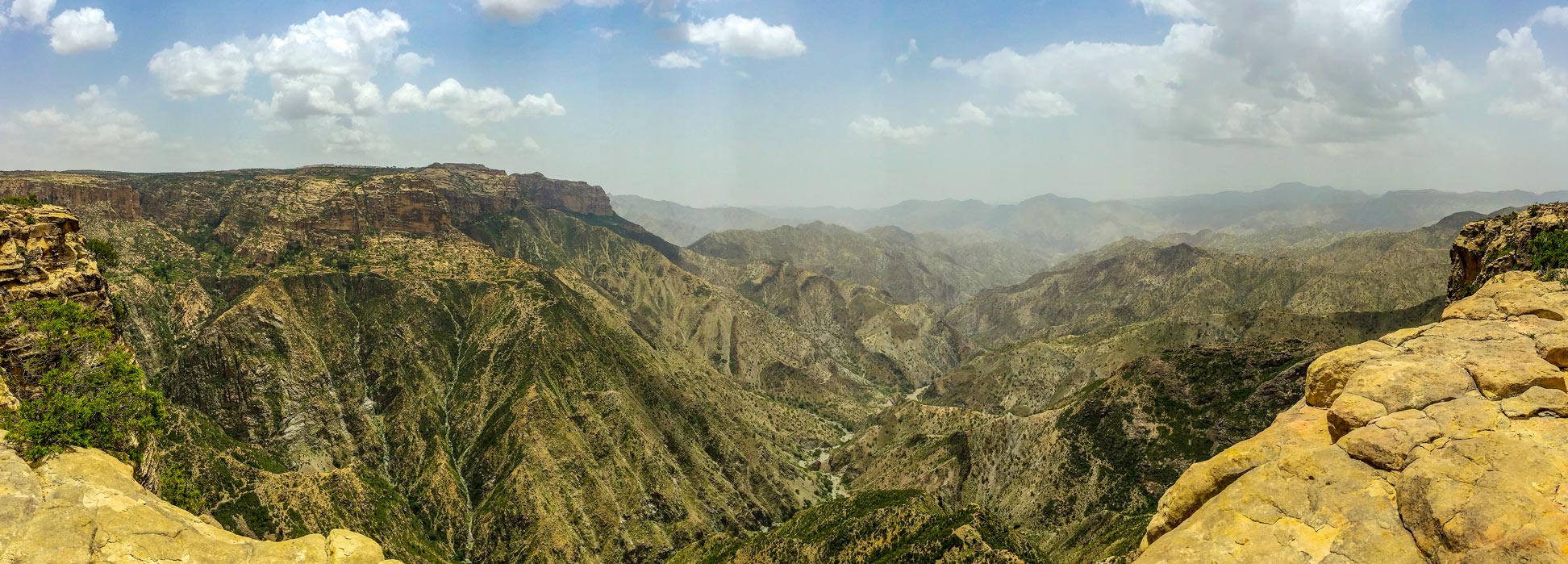 View of the Eritrean Grand Canyon