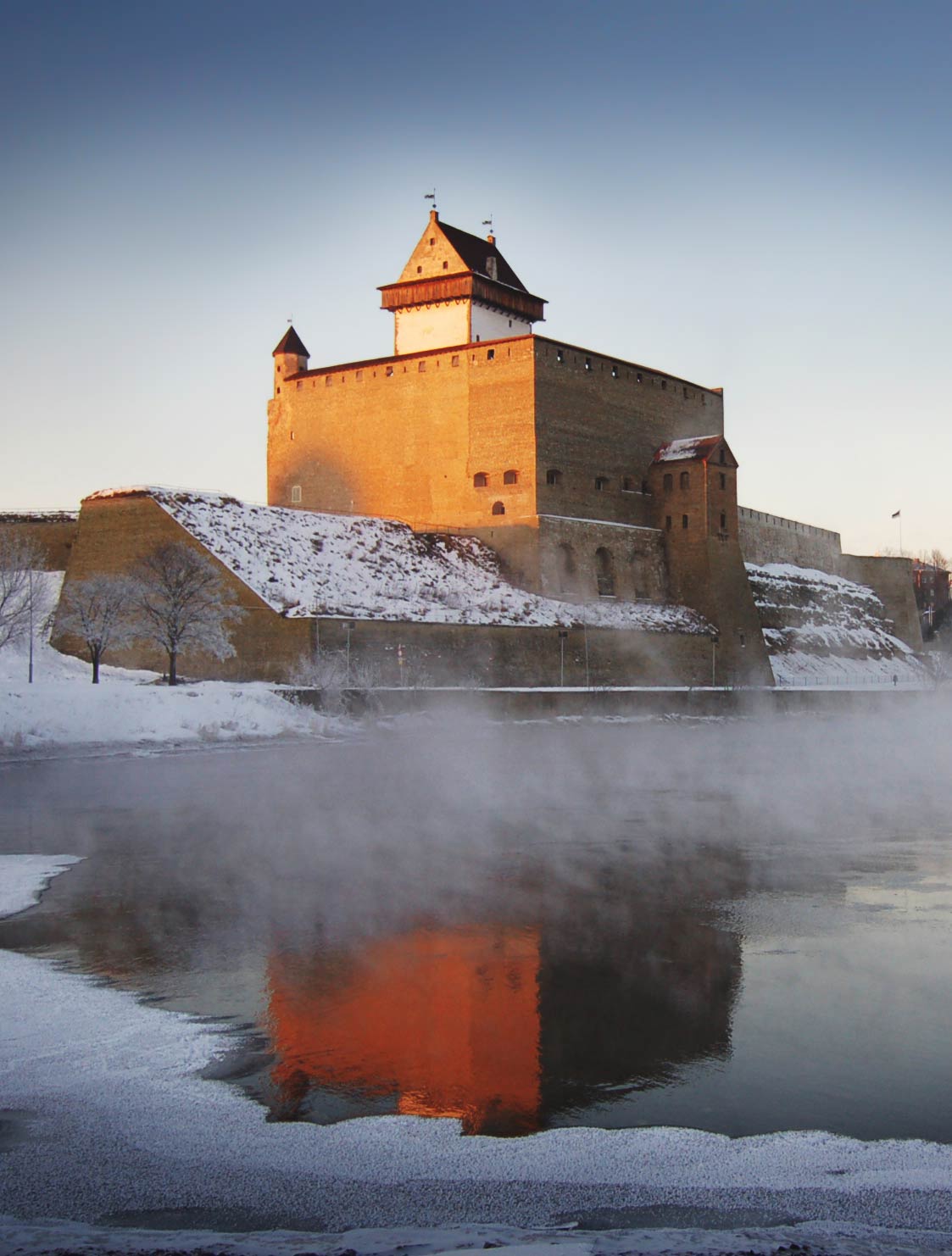 The Hermann Castle in Narva, Estonia