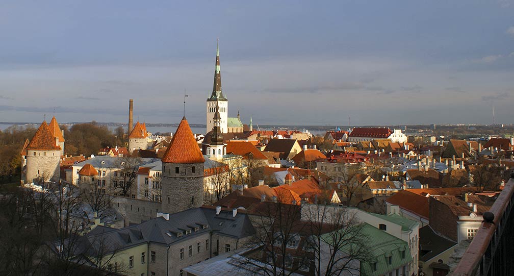 Tallinn view from Toompea hill