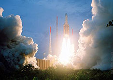 Ariane 5 lift off, Kourou