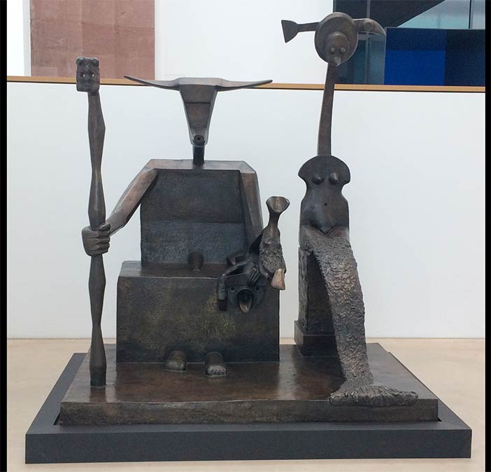 Capricorn sculpture by Max Ernst (Kunsthalle Mannheim)
