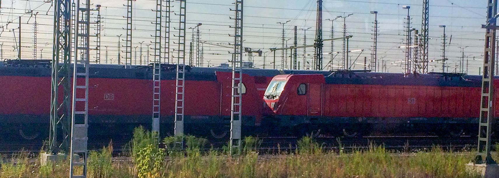 DB locomotives Halle an der Saale