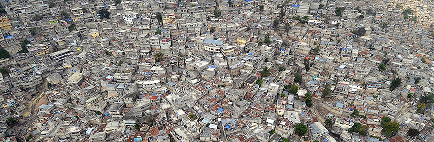 Aerial view of Port-au-Prince, Haiti