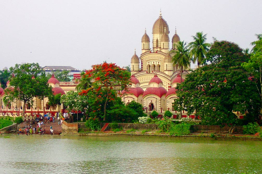 Dakshineswar Kali Temple at Hooghly River in Dakshineswar north of Kolkata