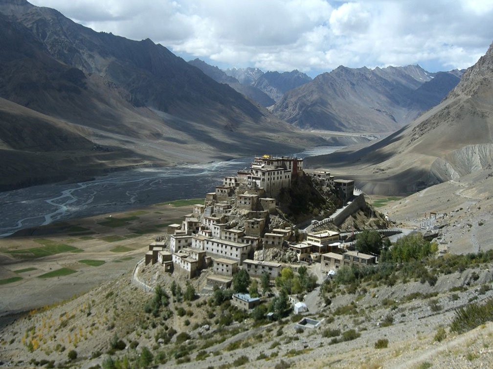 Key Gompa monastery, Spiti Valley, Himachal Pradesh, India