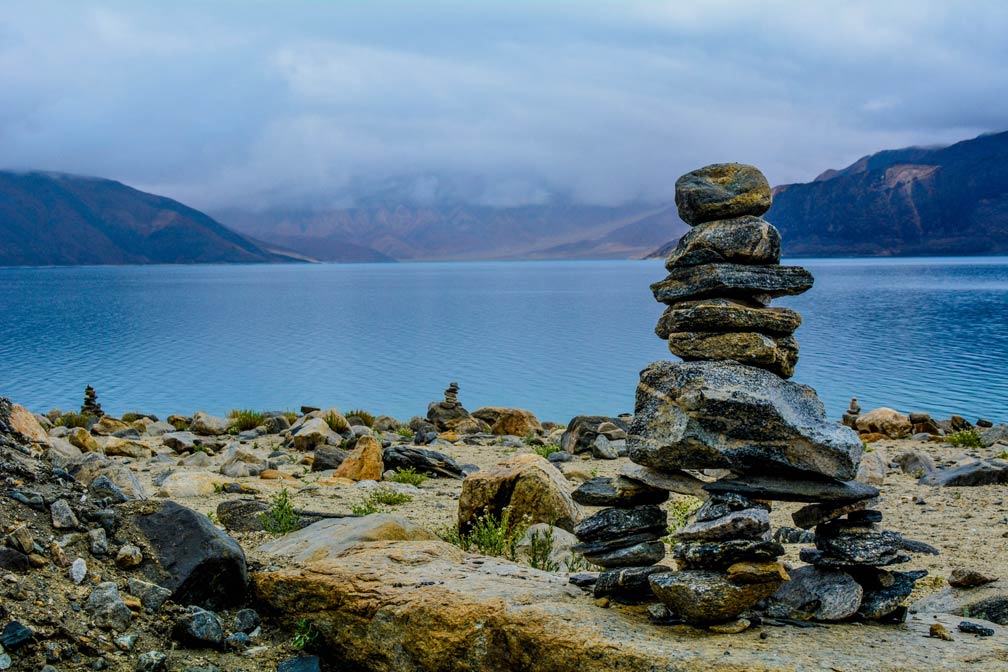 Pangong Tso lake, Leh, Ladakh, Jammu and Kashmir