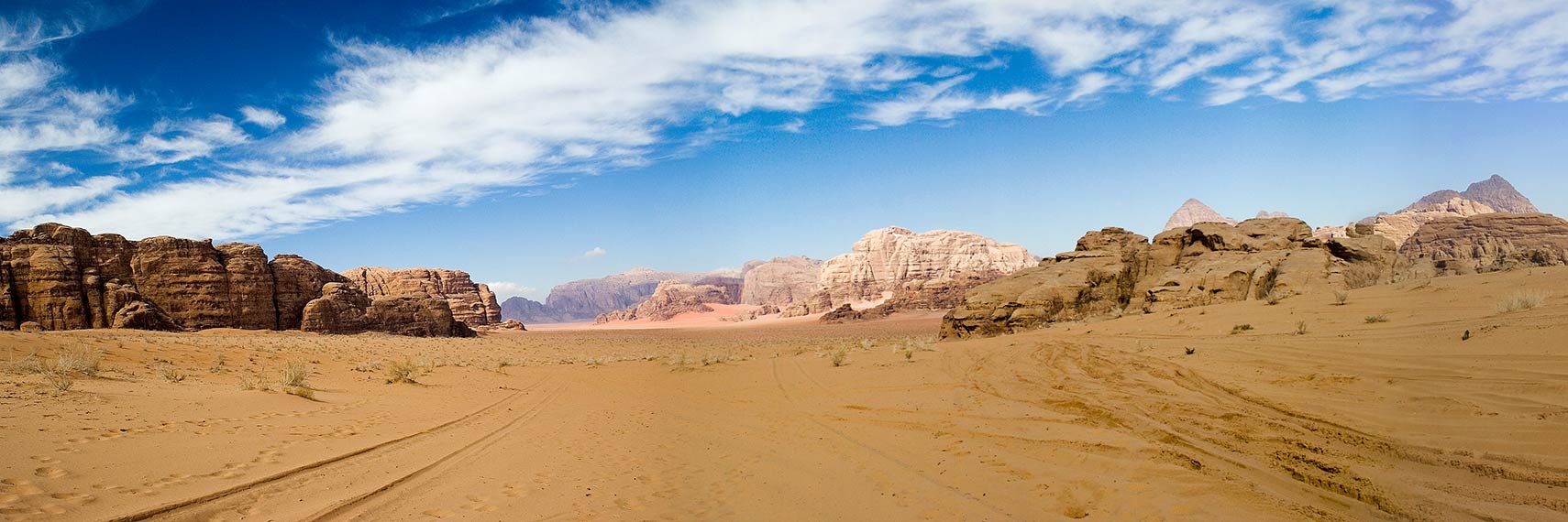 Wadi Rum panorama, Jordan