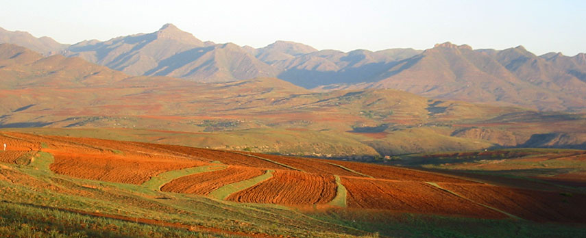 andscape of Lesotho