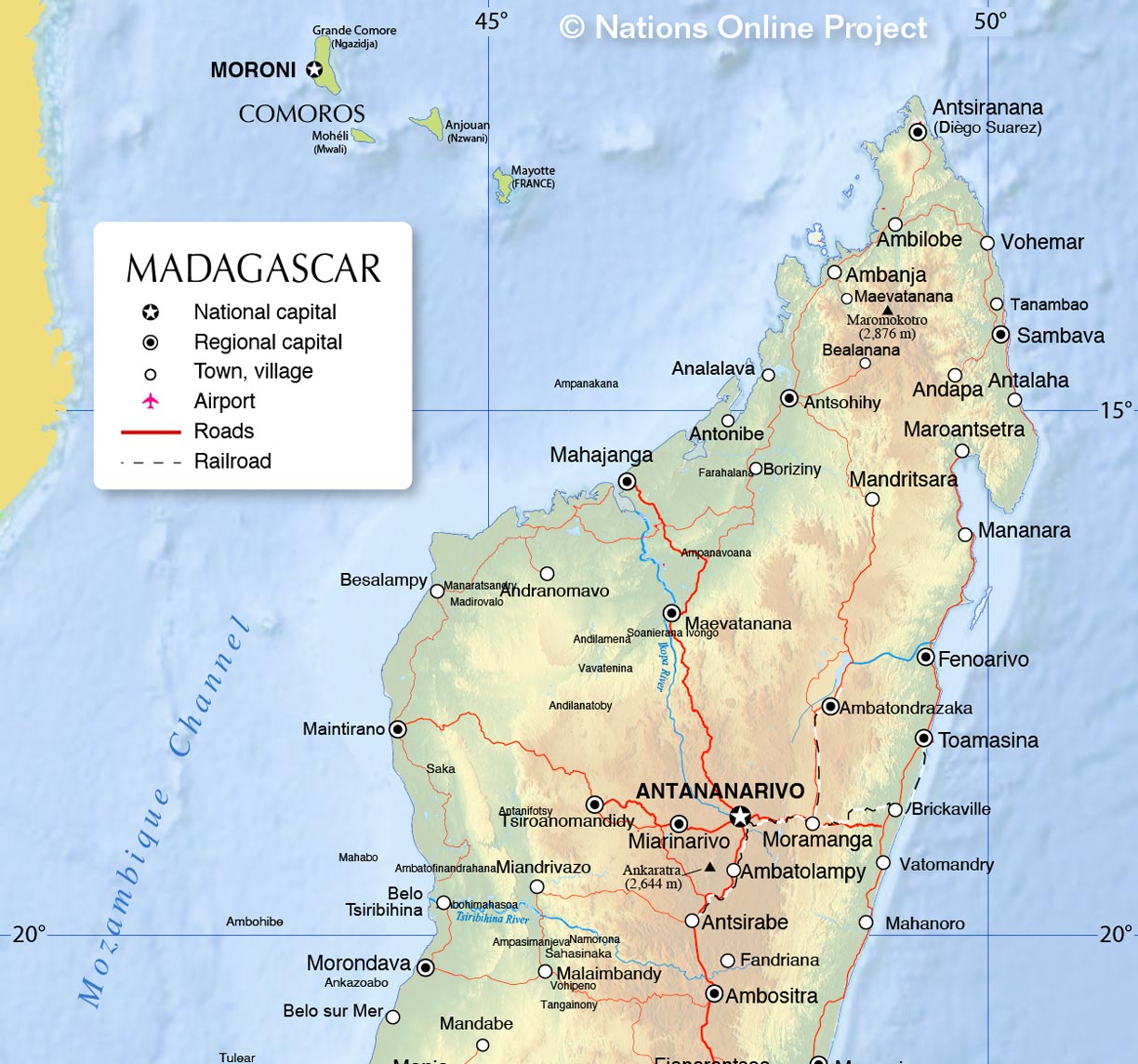 Madagascar Map