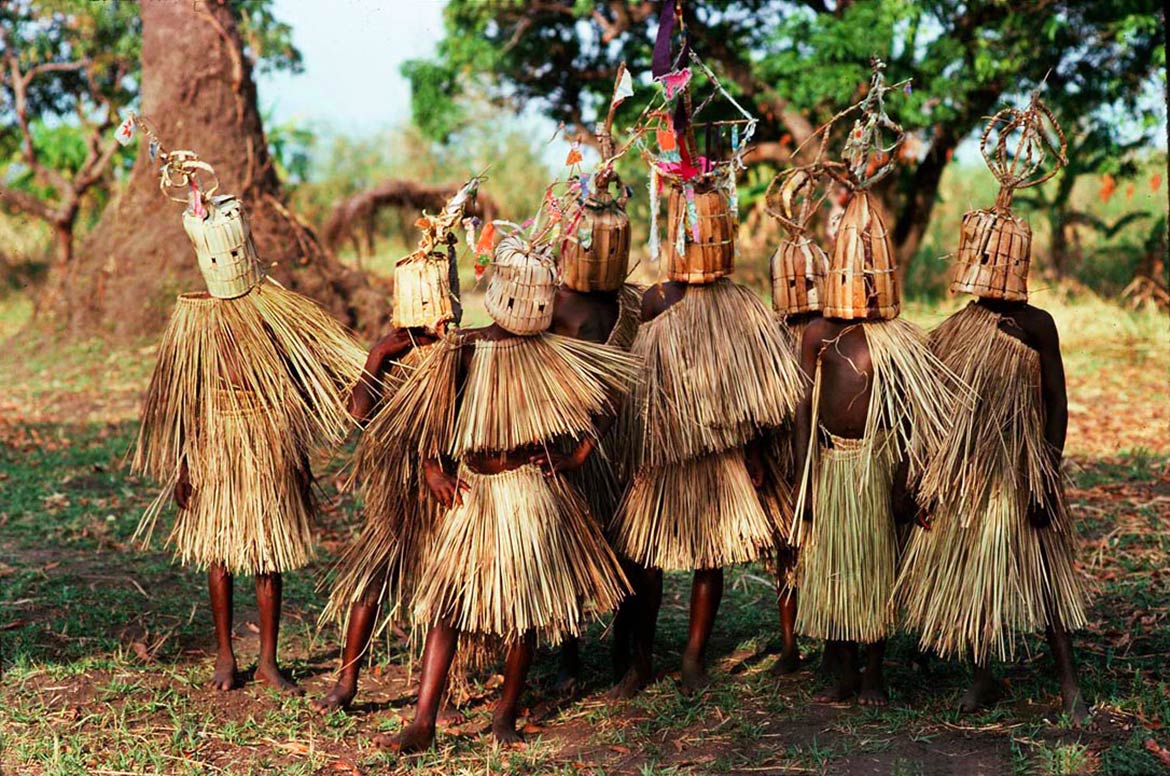 Boys of the waYao tribe participating in circumcision