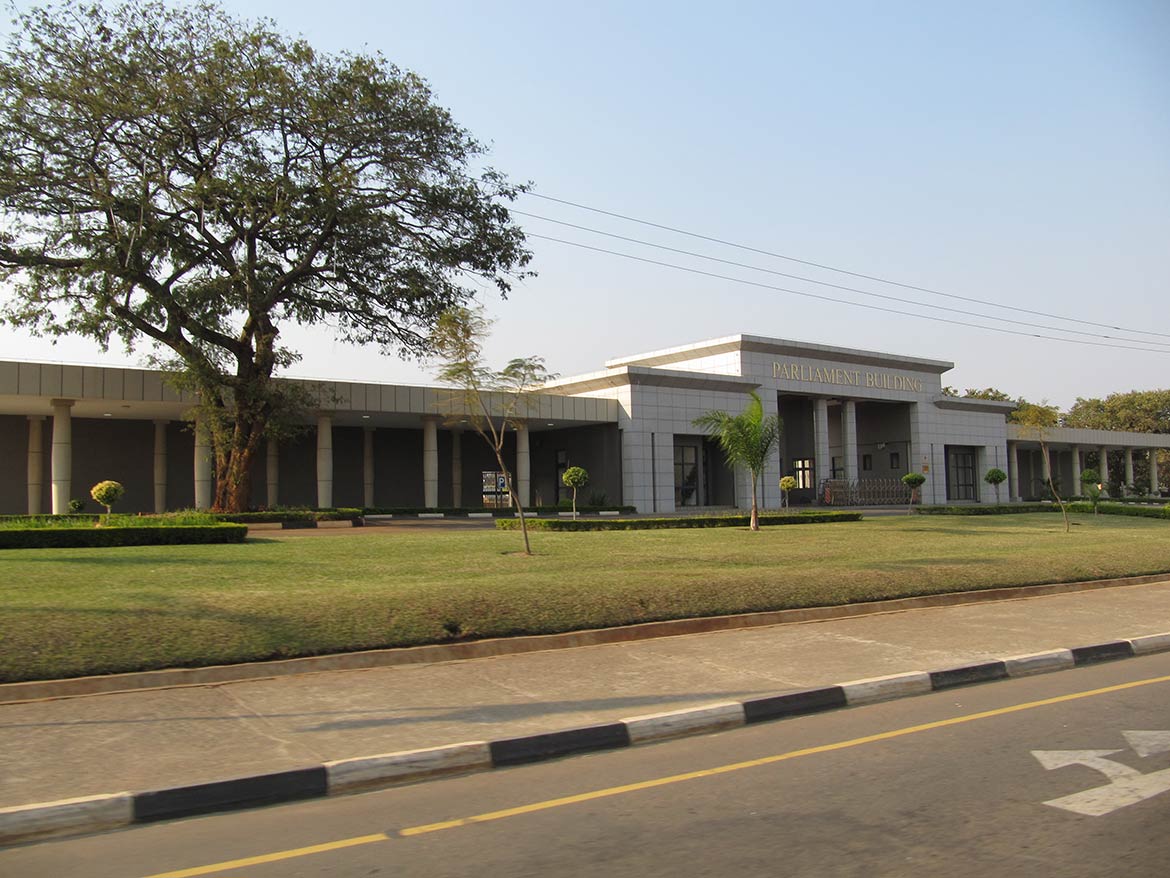 Malawi's Parliament Building in Lilongwe