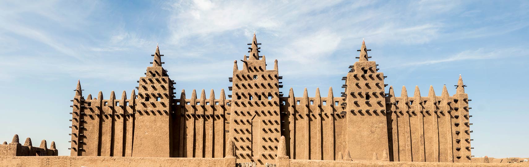 Adobe Great Mosque of Djenné in Mali
