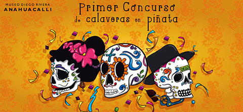 Contest of Skulls in Piñata