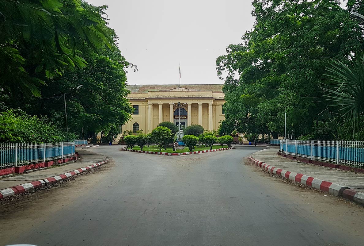 The main building of Mandalay University, Myanmar