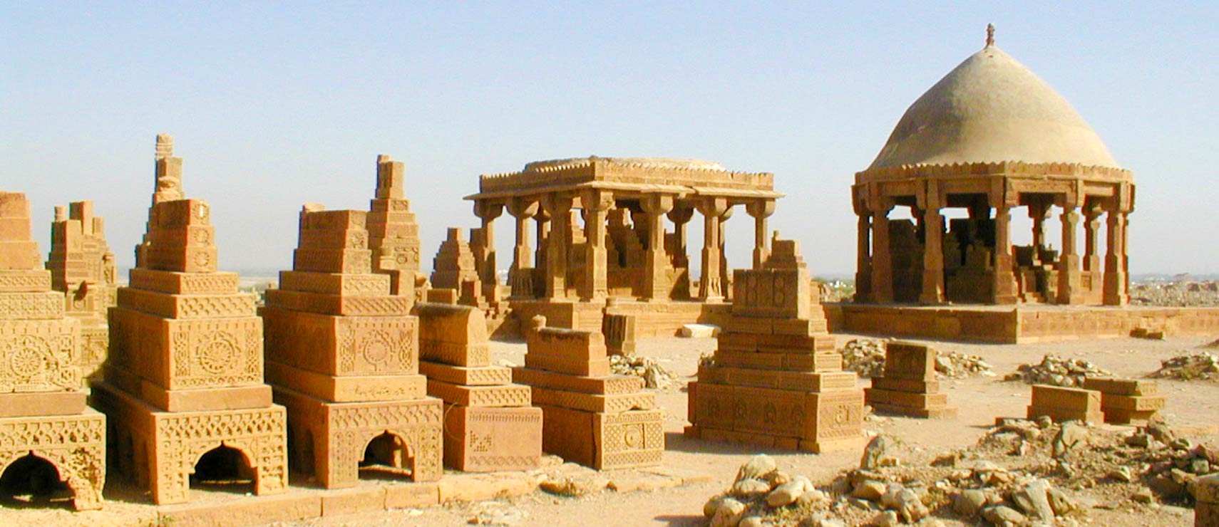 Chaukhandi tombs in Sindh province, Pakistan