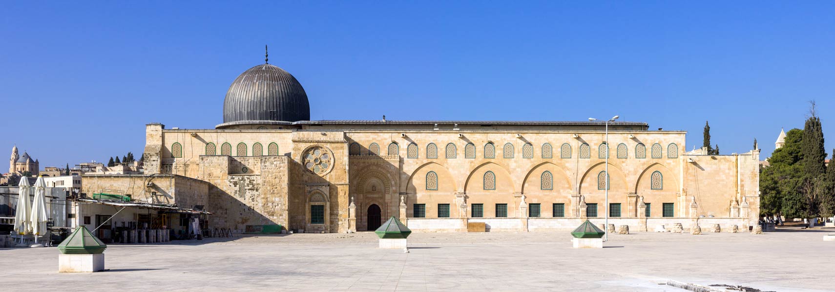 Al-Aqsa Mosque on the Temple Mount in the Old City of East Jerusalem