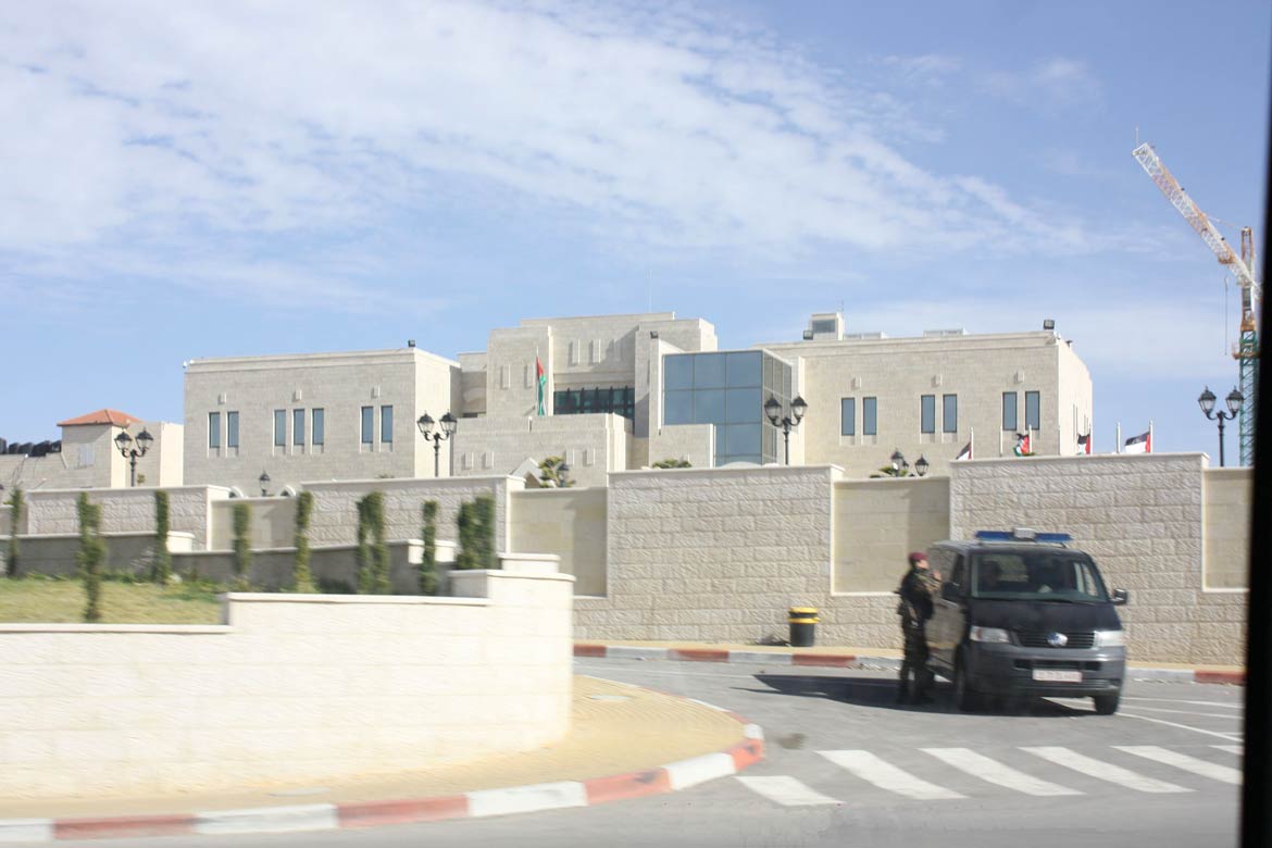 Palestinian Presidential Compound in Ramallah, West Bank
