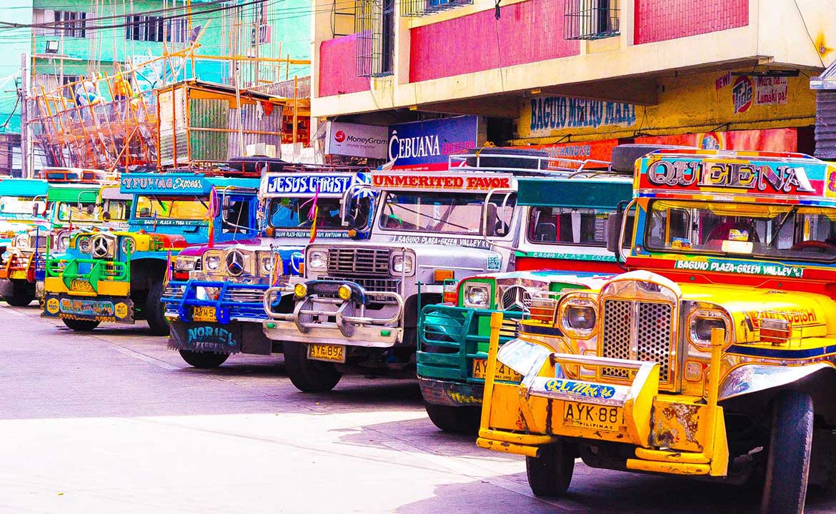  Jeepneys in Baguio City, Philippines