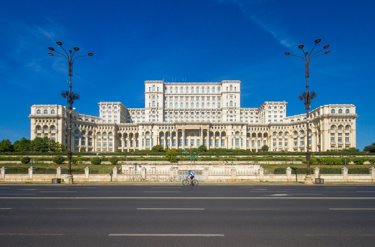 The Parliament of Romania in in Bucharest