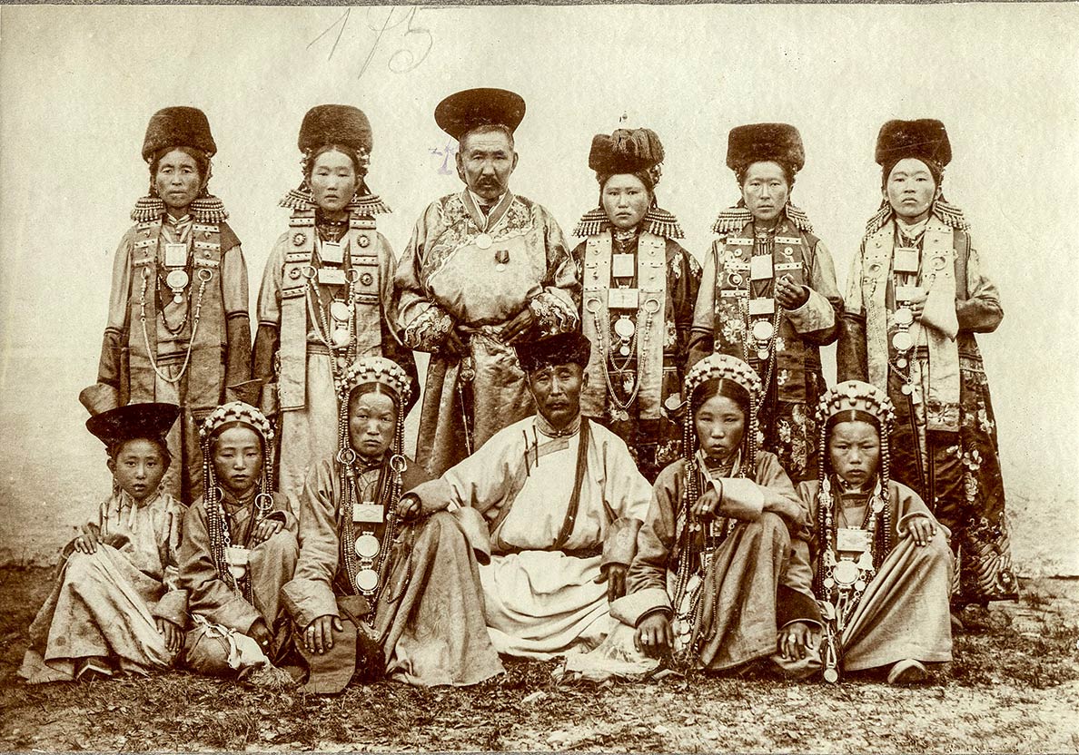Buryats - Native Peoples of Siberia (1895)
