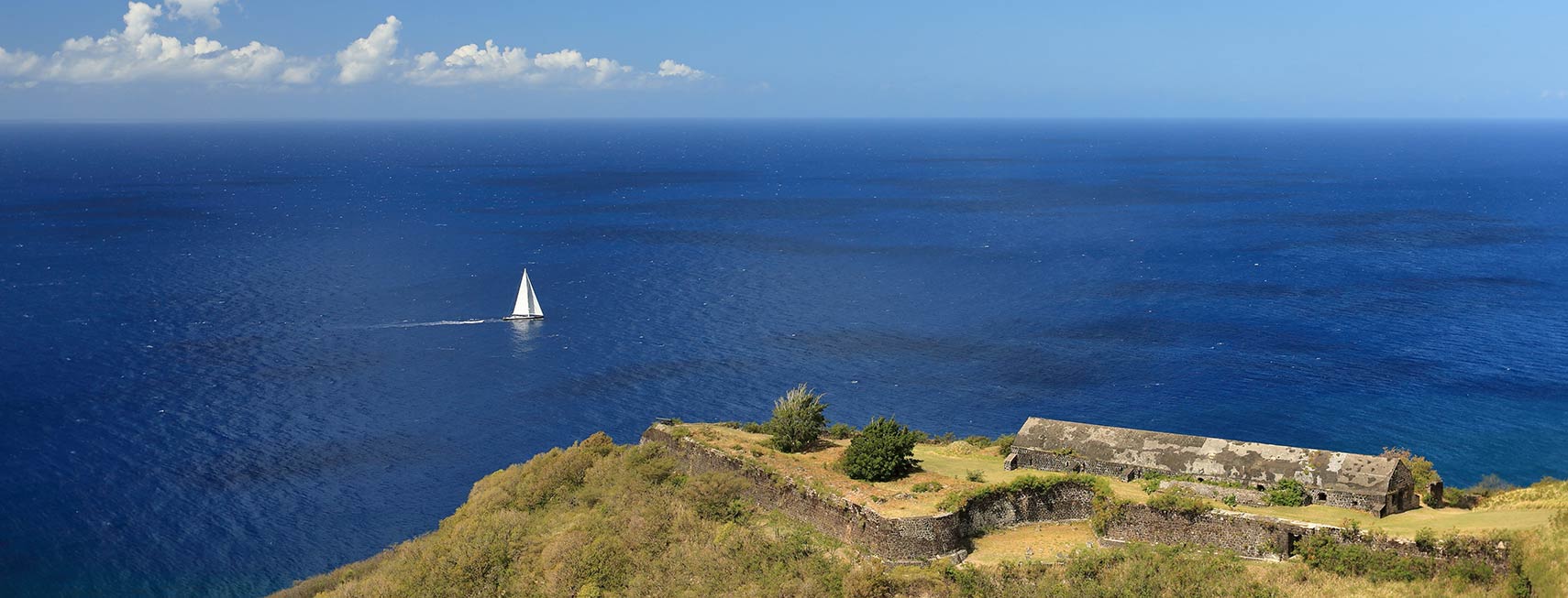 Brimstone Hill Fortress on the island of St. Kitts