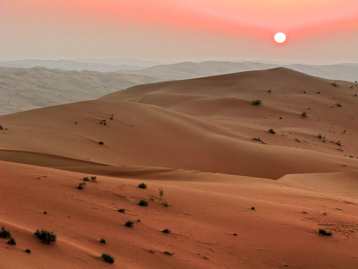 Dunes in the Rub' al Khali, Saudi Arabia, Arabian Peninsula