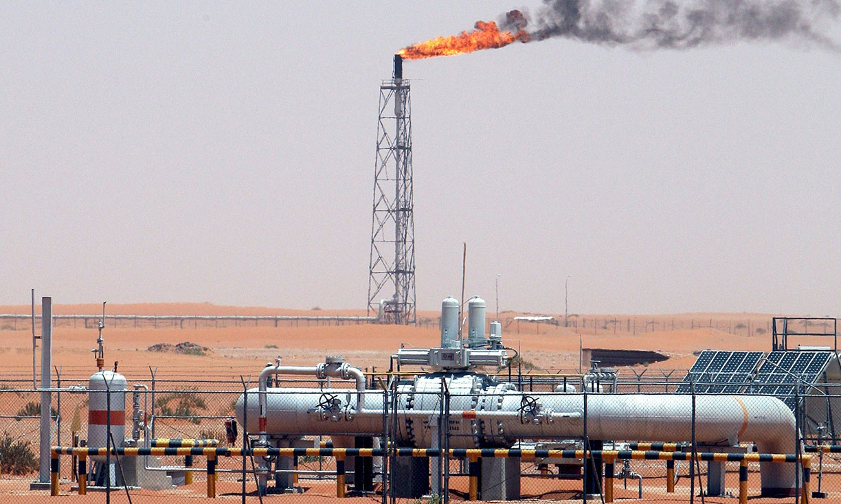 Khurais oil field in Saudi Arabia