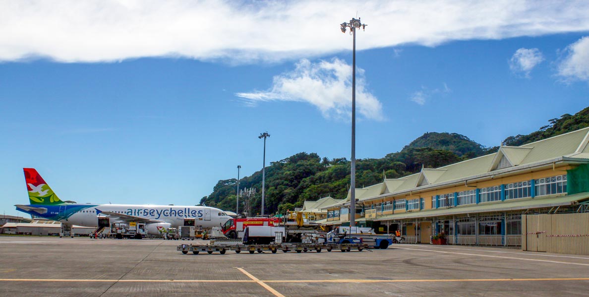 Terminal Ramp of Seychelles International Airport