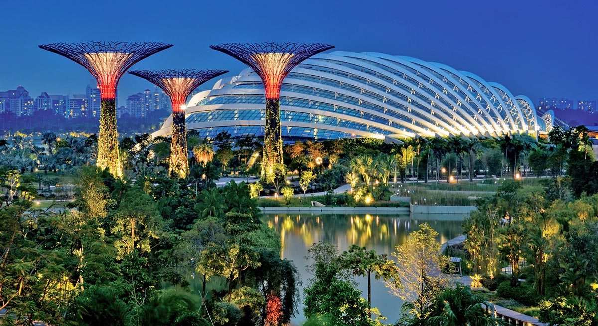 The Flower Dome and Gardens by the Bay, Singapore, Singapore