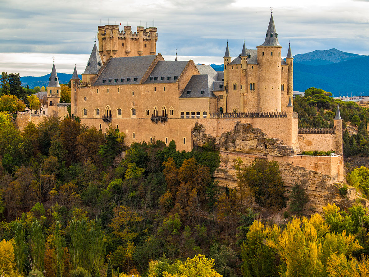 Alcazar of Segovia in  Castile and León, Spain