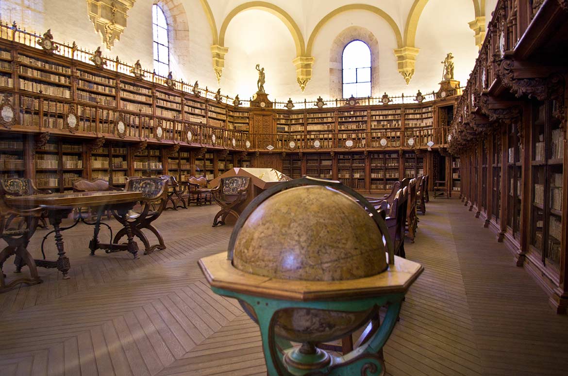 Old Library in the University of Salamanca