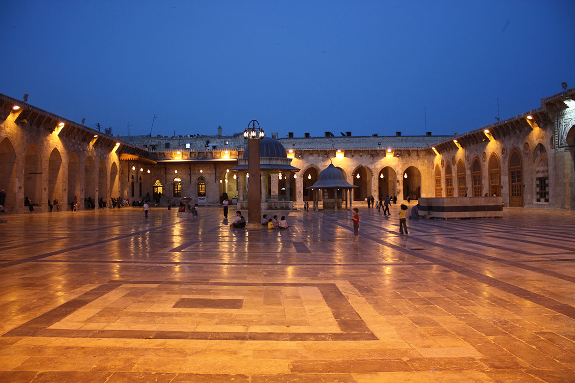 Great Umayyad Mosque of Aleppo in 2009