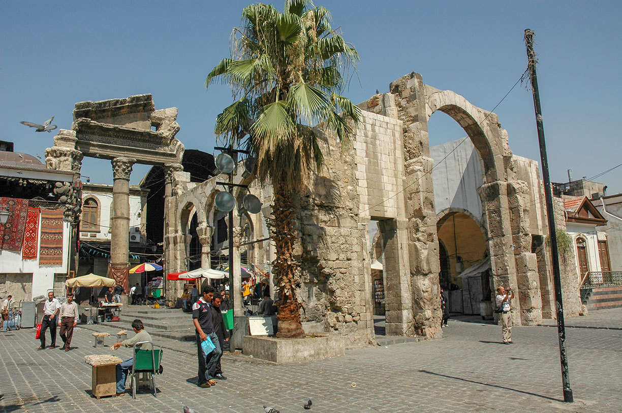 Temple of Jupiter in Damascus, Syria