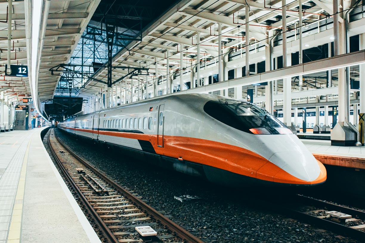 Taiwan High Speed 700T train in Zuoying Station of Kaohsiung.