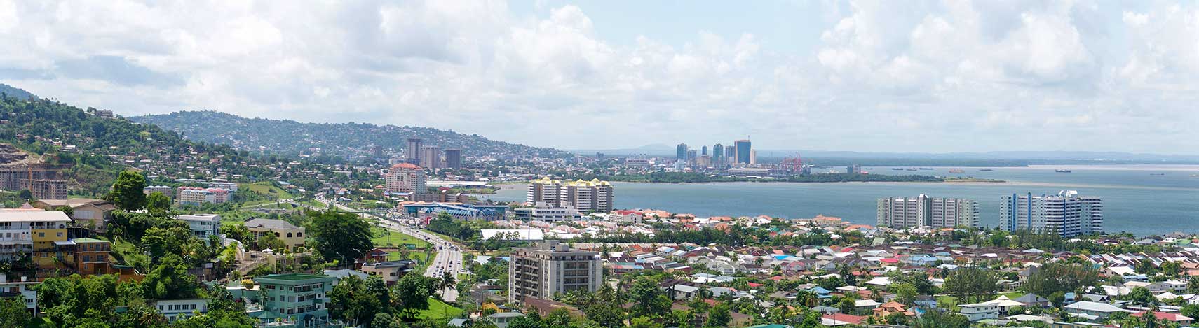 Panorama of Port of Spain, Trinidad