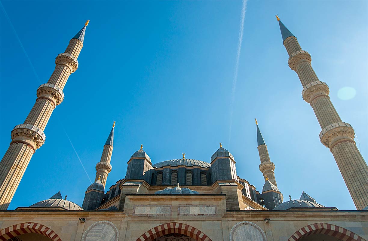 Selimiye Mosque in the city of Edirne, Turkey
