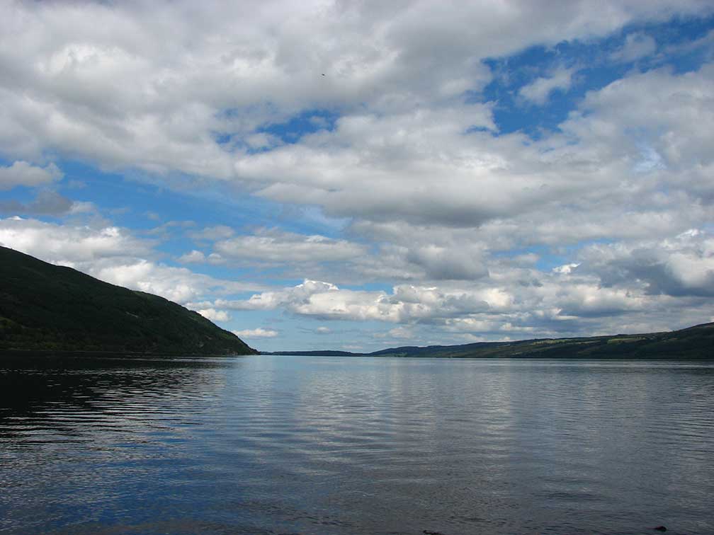 Urquhart Bay, Loch Ness (lake), Scottish Highlands, Scotland, UK