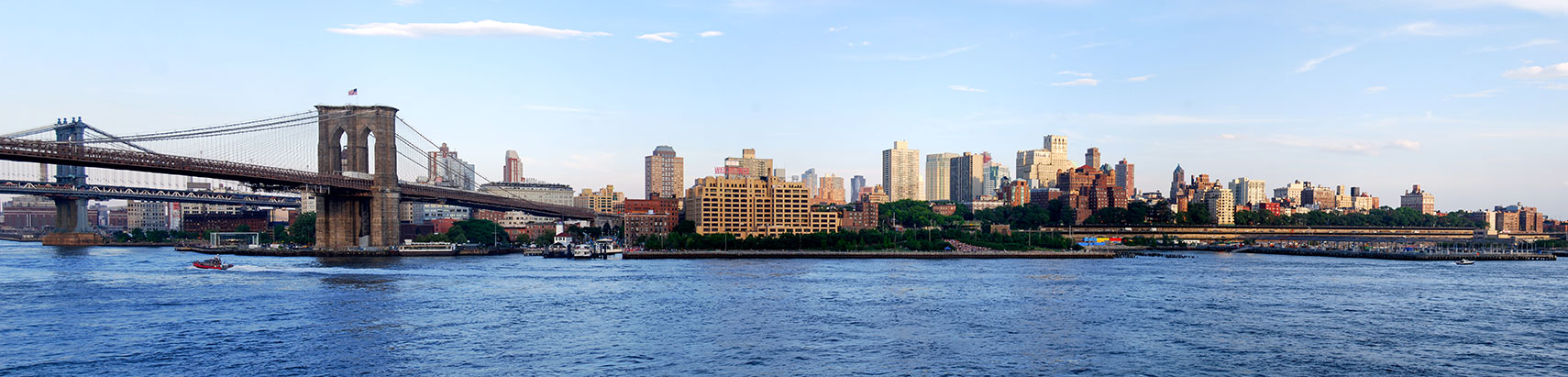 Downtown Brooklyn, view across the East River from Lower Manhattan